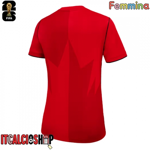 Canada Prima Maglia Femmina Mondiali 2026 Manica Corta